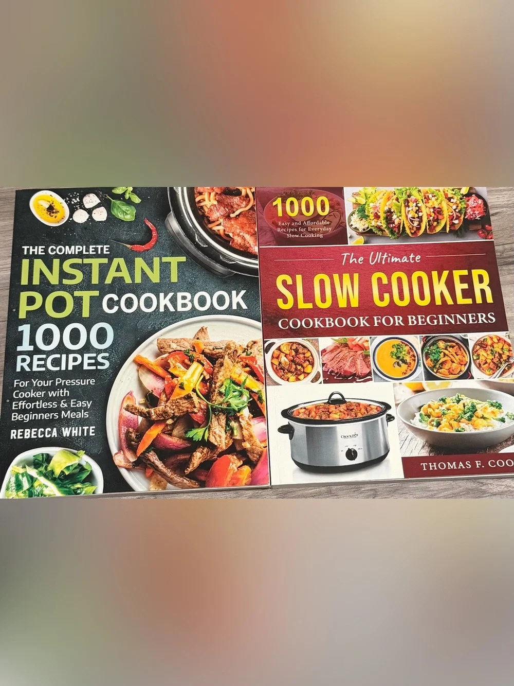 Slow Cooker & Instant Pot Recipe Cookbooks Bundle of 4